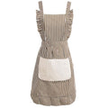Cute Cotton Apron for Women (Medium / Brown)