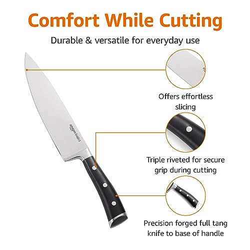 Classic 8 inch Full Tang High Carbon Stainless Steel Chef's Knife (8")