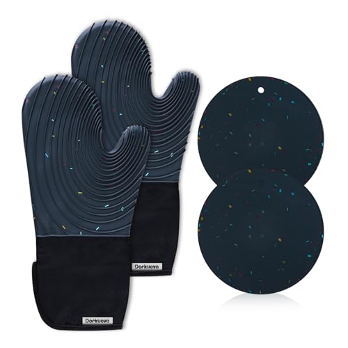 Silicone Oven Mitts (Darkgrey)