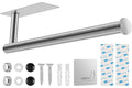 2nd Gen Paper Towel Holder Under Cabinet No Drilling (C_silver)