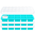 2 Tbsp Ice Cube Tray with lid (10-cube,blue)