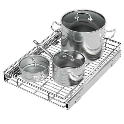 Pull Out Cabinet Organizer (14.8"W x 21"D)