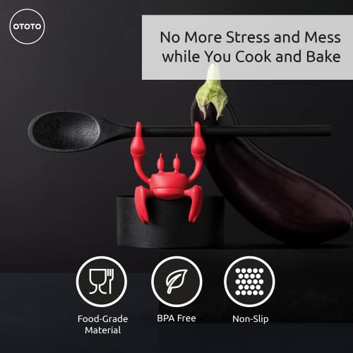 2 in 1 Silicone Spoon Rest & Steam Releaser