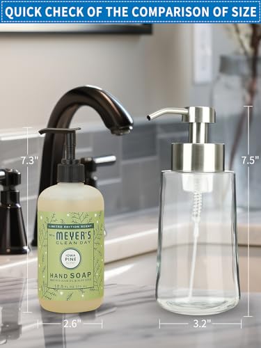 Foaming Hand Soap Dispenser Set (Brushed Nickel Foaming)