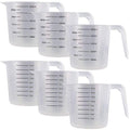 Plastic Measuring Cups with Handles (16-Ounce)