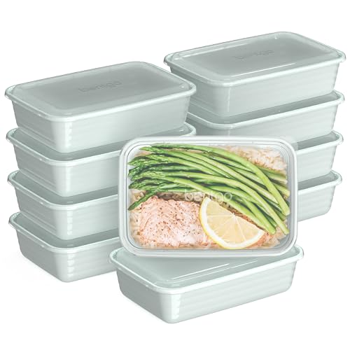 Prep Meal Prep Containers with Lids (Mint)