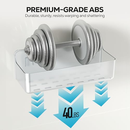 Adhesive Shower Shelves (A-Clear / 5 pieces)