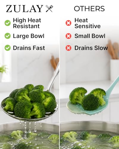 Stainless Steel Slotted Spoon (Draining Spoon)