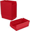 30130 Heavy Duty Plastic Shelf Bins (Red / Bin Box)