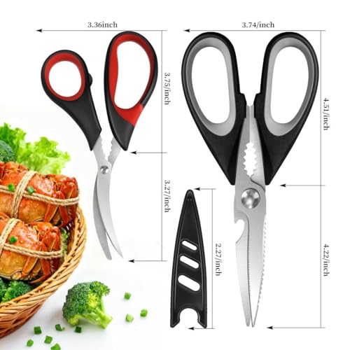 All Purpose Kitchen Shears with Protective Sheath