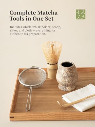 Matcha Whisk Set (Stone Vein)
