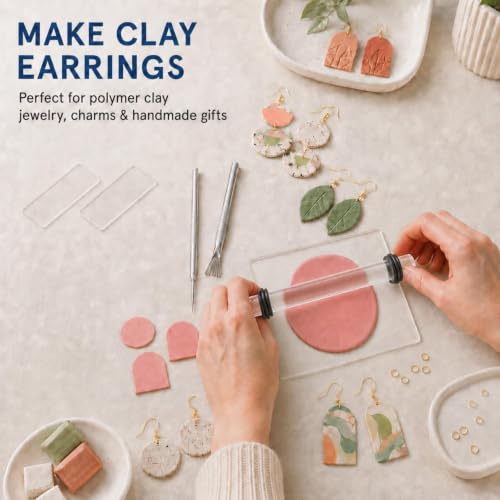16pcs Polymer Clay Tools kit (12 clear)