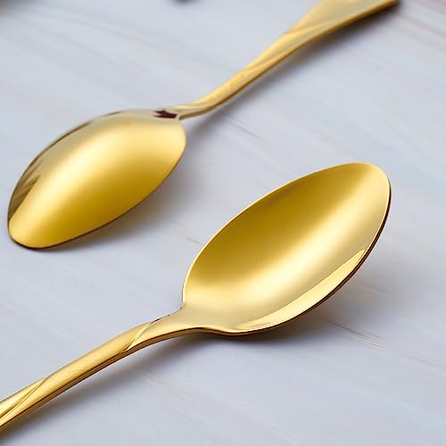 Gold Silverware Set (Gold / 30-Piece)