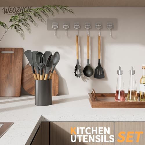 Silicone Cooking Utensil Set (Gray)