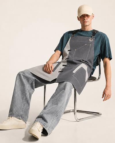 Professional Work Apron for Men & Women (Standard / Slate Grey)