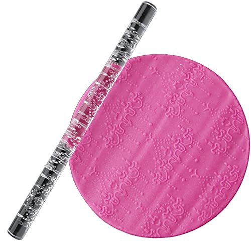 Acrylic Rolling Pin with 28 Patterns (52002 chandelier)