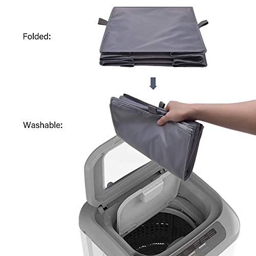 3 Shelf Hanging Closet Organizer (3-shelf Ash Gray / 2-Pack)