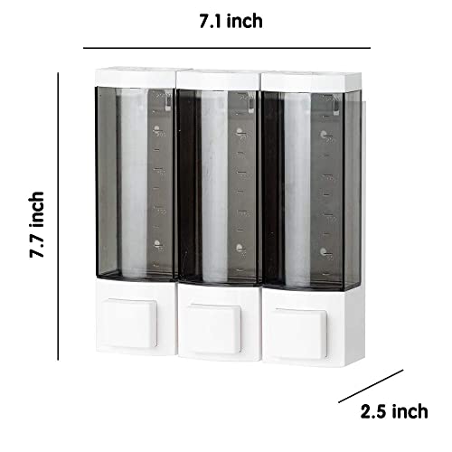 Shower Soap Dispenser 3 (3-Chamber)