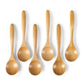 Small Wooden Spoons for Eating (Schima Yellowish)