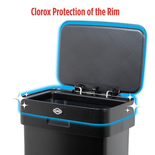 13 Gallon Trash Can (Black Step)