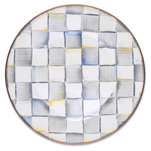 Enamel Dinner Plate (Sterling Check / 1 Plate)
