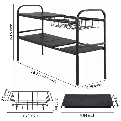 Expandable 2 Tier Under Sink Organizer