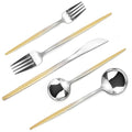 Gradient Gold Silverware Set (Gradient Gold)