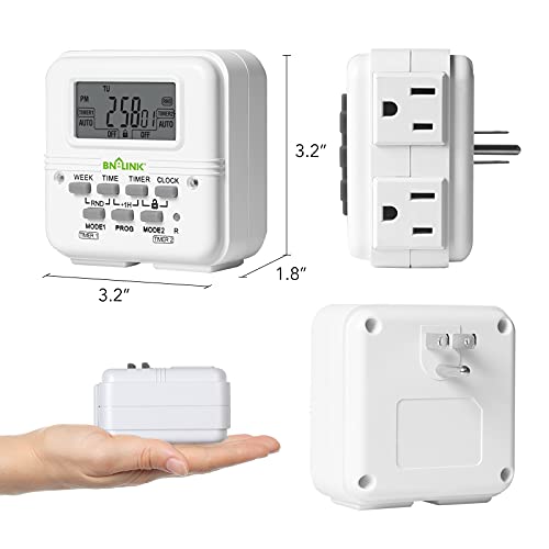 Indoor Digital Light Timer (Dual Independent, 1-Pack)