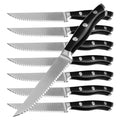 8 Piece Steak Knives Set (Black / 8-Piece)