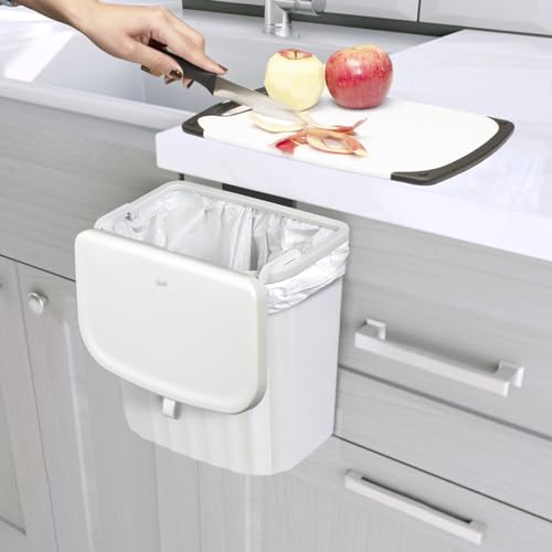 Roomate Under Counter Waste Bin (White Plastic / 7 L)
