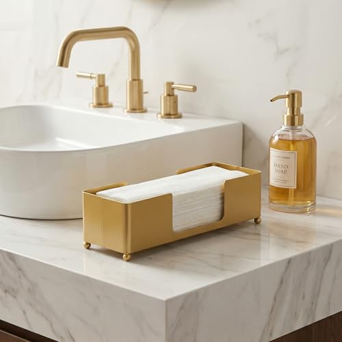 Gold Paper Towel Holder (Brass)