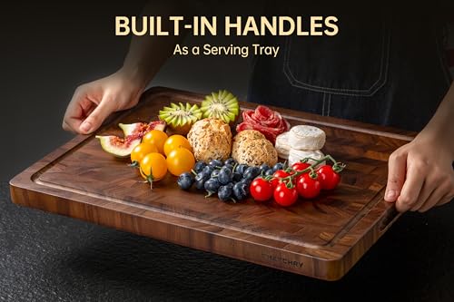 Walnut Cutting Boards for Kitchen (17"L x 13"W)