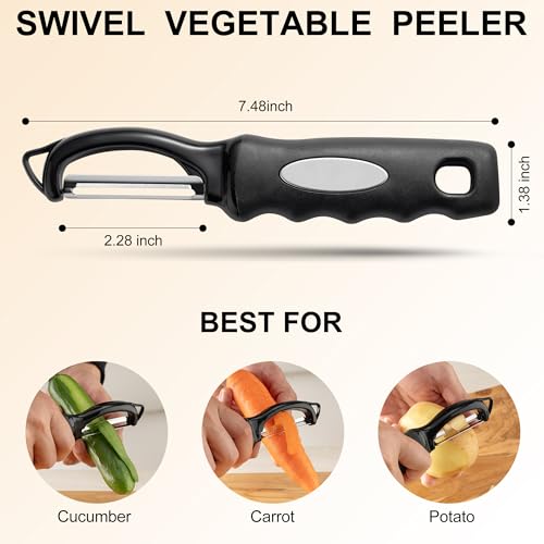 Premium Swivel Vegetable Peeler (2 Pcs)