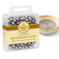 Pie Weights Stainless Steel Stoneware Beads for Blind Baking (6-Ft, Single Chain)