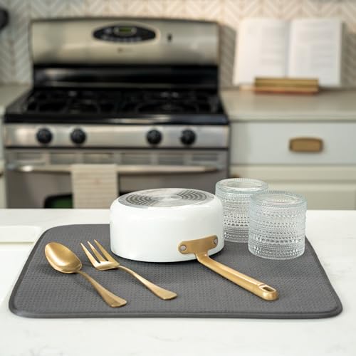 Dish Drying Mat (Charcoal / 16" x 18")
