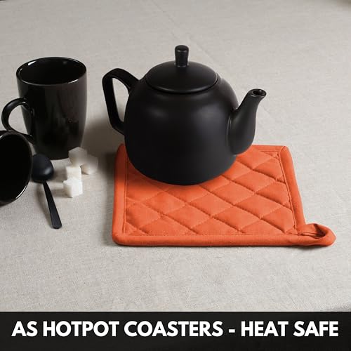 Oven Mitt 7"x13" (Orange)