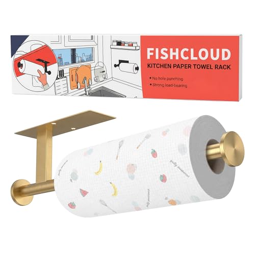 Paper Towel Holder Wall Mount (Gold)