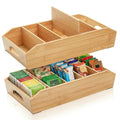 2 Pack Bamboo Pantry Organizers