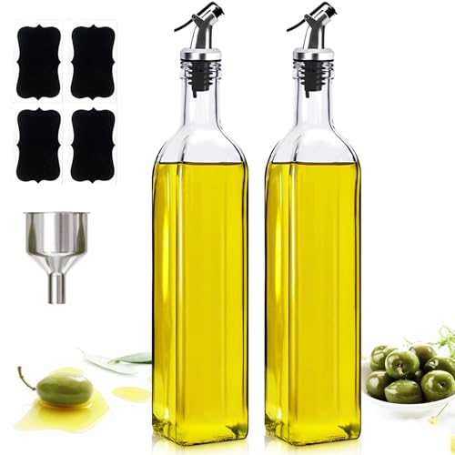 Olive Oil Dispenser Bottles (2PACK)