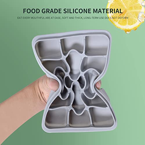Ice Cube Trays Set of 2 (Snow Gray)