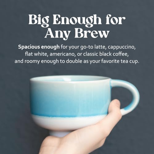 Handmade Unique Coffee Mug (Lagoon)