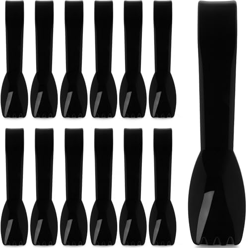 Carly Salad Tong (6" Salad Tong / 12 Pack / Black)
