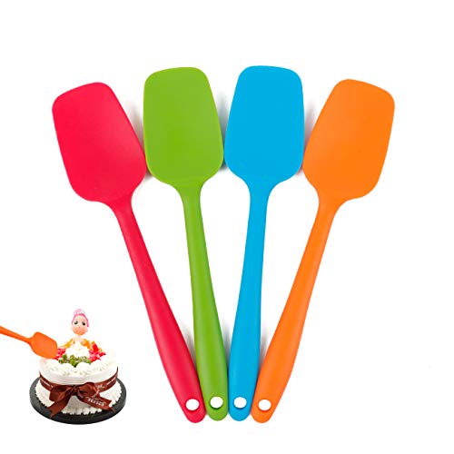 Food Grade Silicone Spatula Set Heat Resistant Small Rubber Spatulas (small)