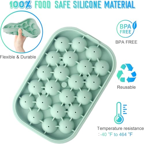Ice Cube Tray (Green:2PCS)