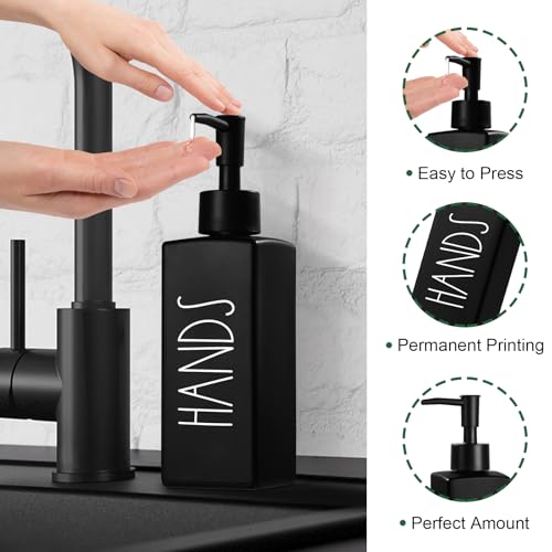 Hand Soap Dispenser (Black Hands)