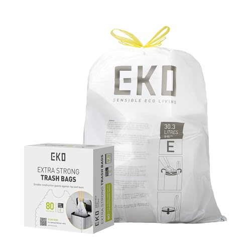Easy Dispense Roll 80 Count Extra (80 Count (Pack of 1) / 9.5 Gallon Bags/Code E)