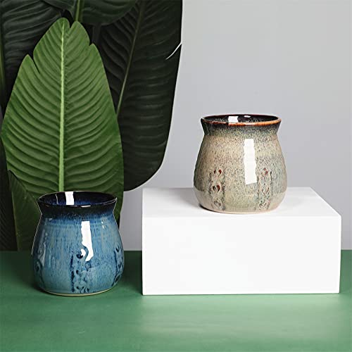 Ceramic Utensil Holder (Gradient Blue)