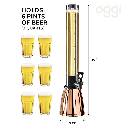 Beer Tower 3L (Beer Dispenser Copper / Stainless Steel)