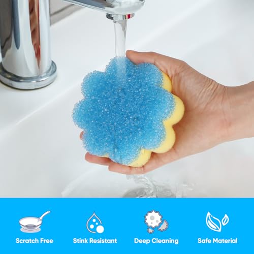 Scrub Sponge Dual (Flower)