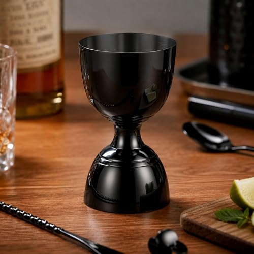 Bell Jigger for Bartending (Bell Jigger - Black)